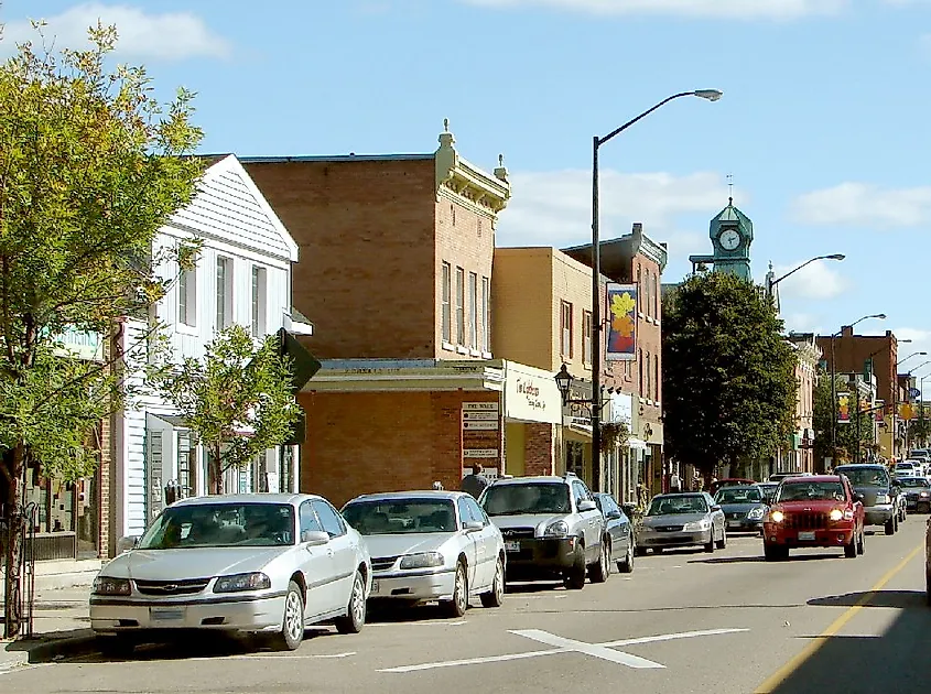 Raglan Street in Renfrew, Ontario, Canada