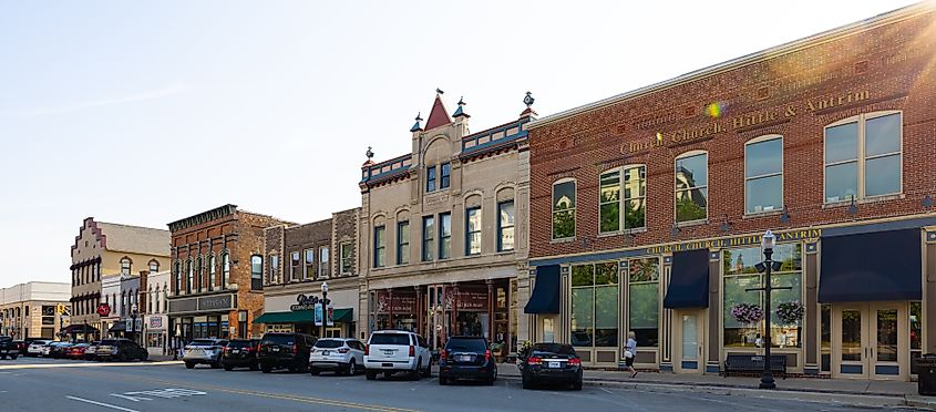 Noblesville, Indiana, USA. Editorial credit: Roberto Galan / Shutterstock.com