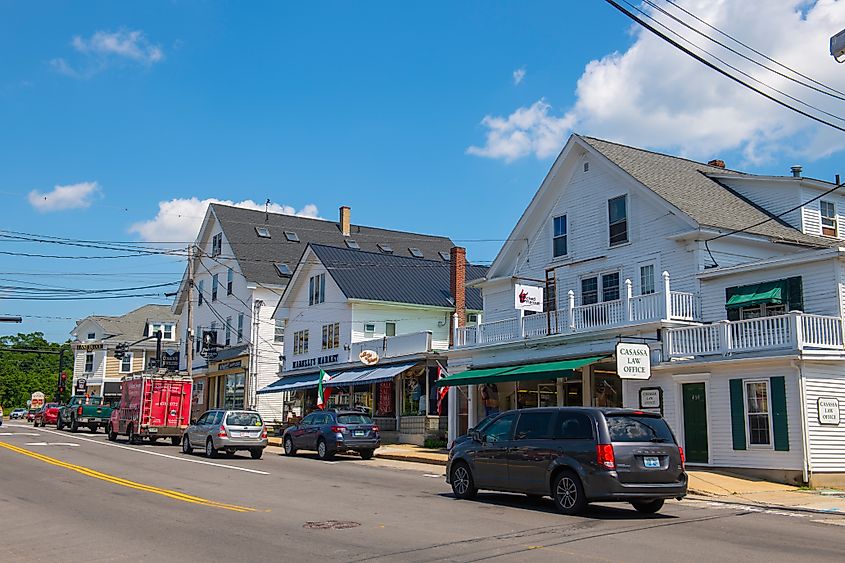 Downtown Hampton, New Hampshire.