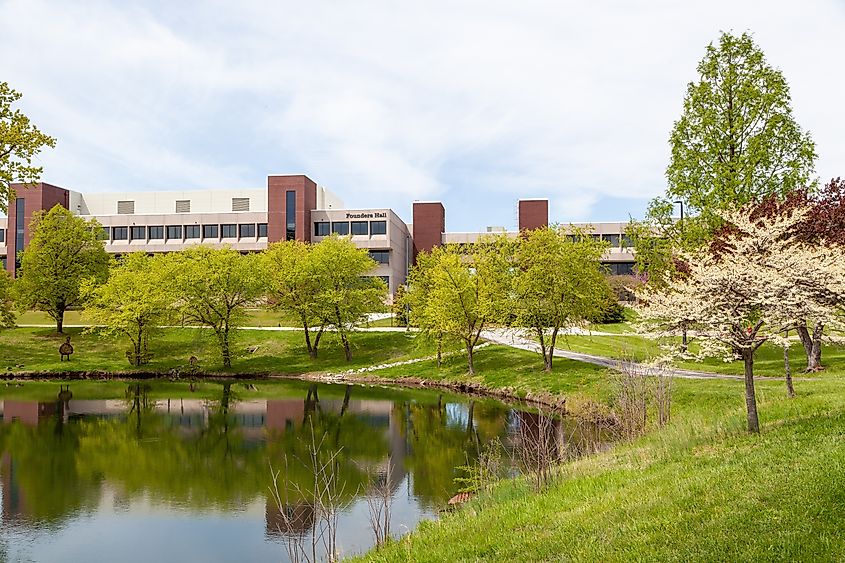 View of Edwardsville in Illinois.