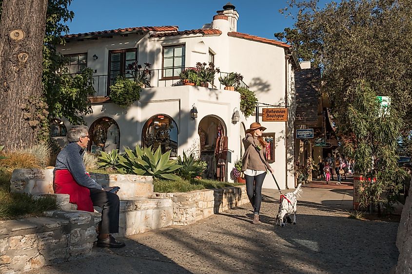 A sidewalk in Carmel-by-the-Sea, California. Image credit pbk-pg via Shutterstock