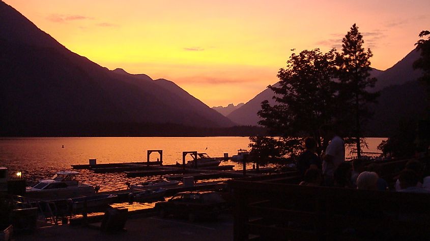 Lake Chelan in Stehekin, Washington.