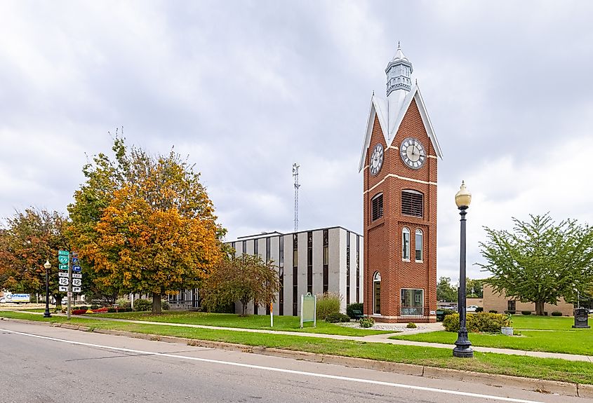 The Branch County Courthouse in Coldwater, Michigan.