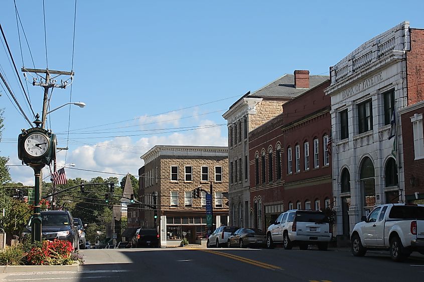 Downtown Fayetteville, West Virginia. 