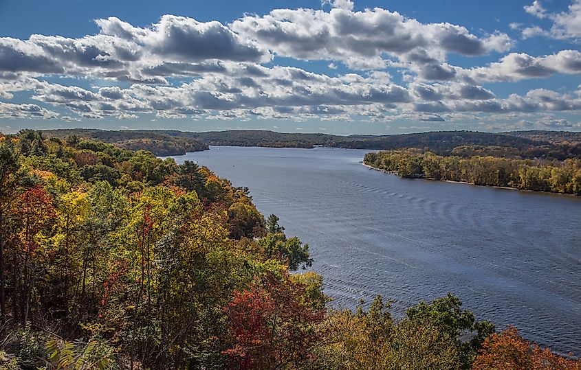 The Connecticut River in Essex, Connecticut.
