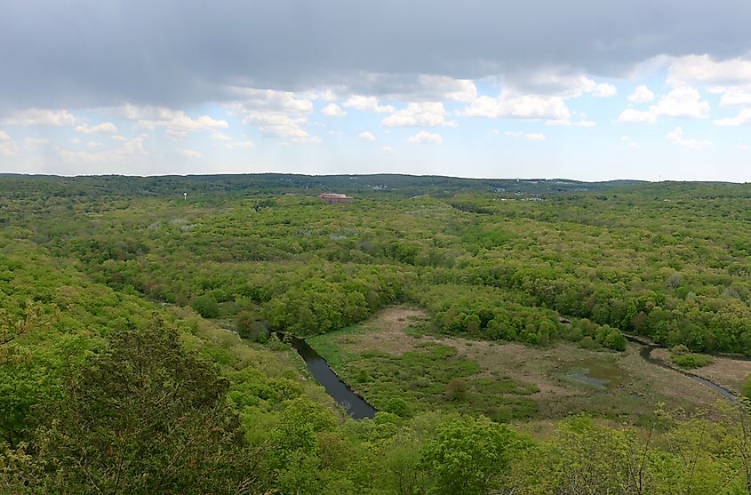 Musconetcong River Valley in New Jersey.