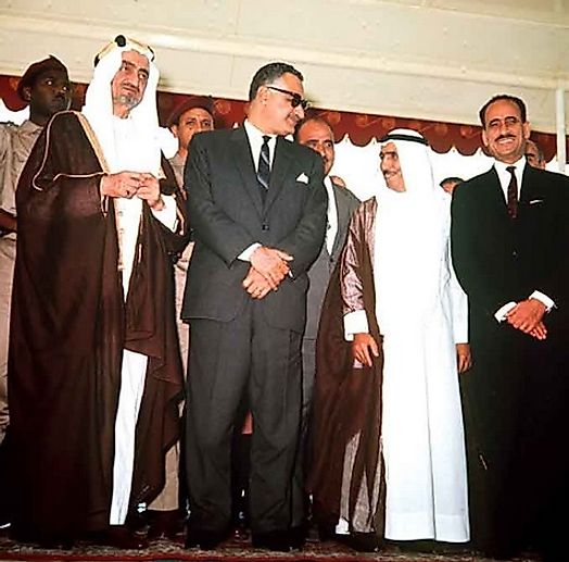  More details Some of the attending heads of state at the Arab League Summit in Khartoum following the 1967 War. Source: Wikimedia Commons/Public Domain.