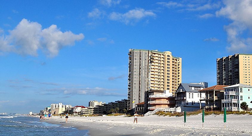 The oceanfront at Miramar Beach.