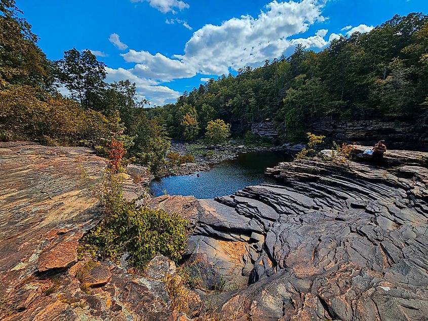 Beautiful scenery near Fort Payne, Alabama