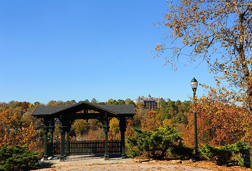 Fall colors in Eureka Springs, Arkansas