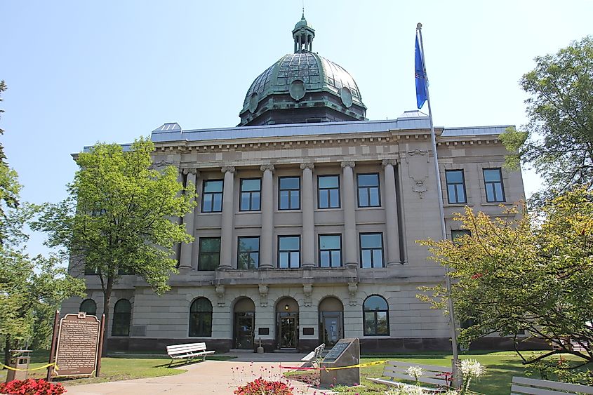 Oneida County Courthouse in Rhinelander, Wisconsin