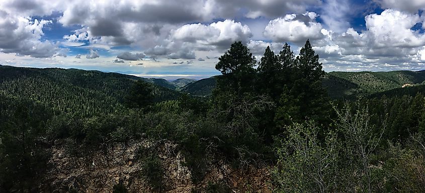 Cloudcroft, New Mexico, Mountains Landscape.