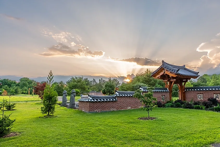 Meadowlark Botanical Gardens in Vienna, Virginia.