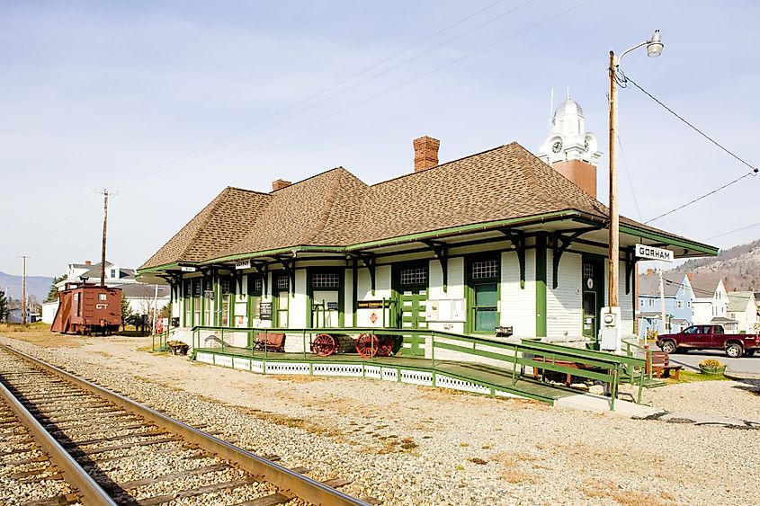 Railroad Museum in Gorham, New Hampshire, USA