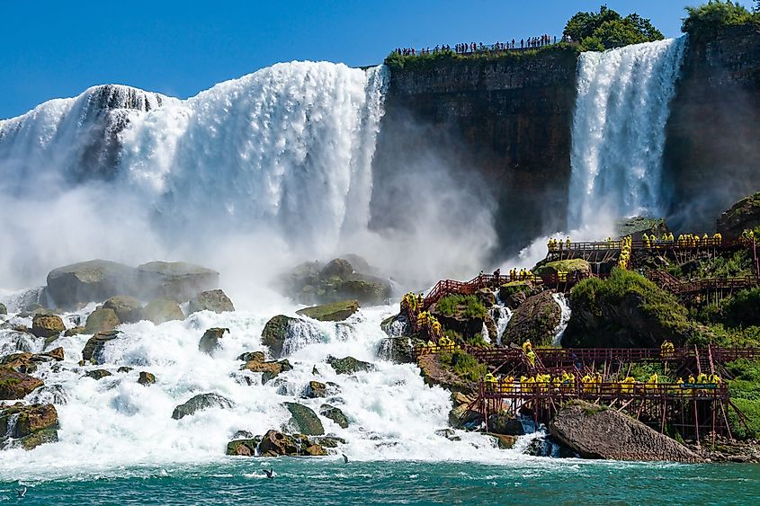 The gorgeous Niagara Falls in the Niagara Falls State Park