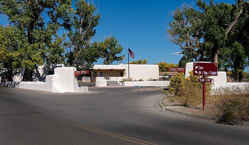 Aztec Ruins National Monument Visitor Center.