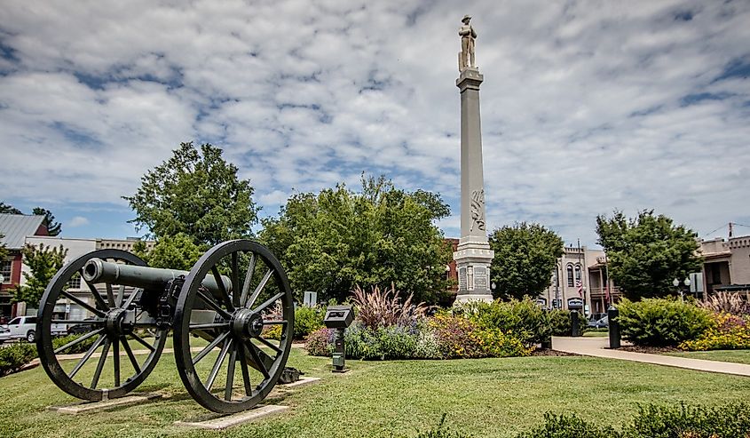 Civil War relics in Franklin, Tennessee.