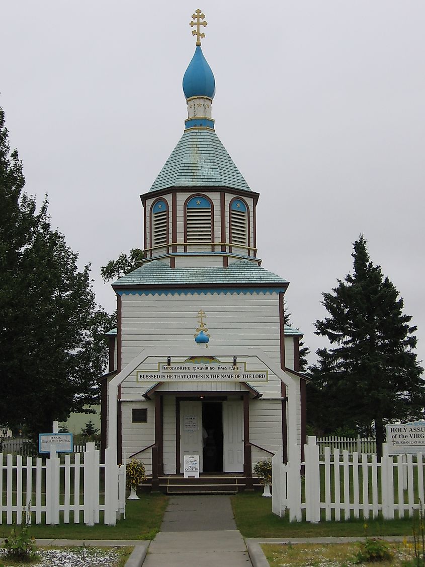 Holy Assumption Russian Orthodox Church in Kenai.