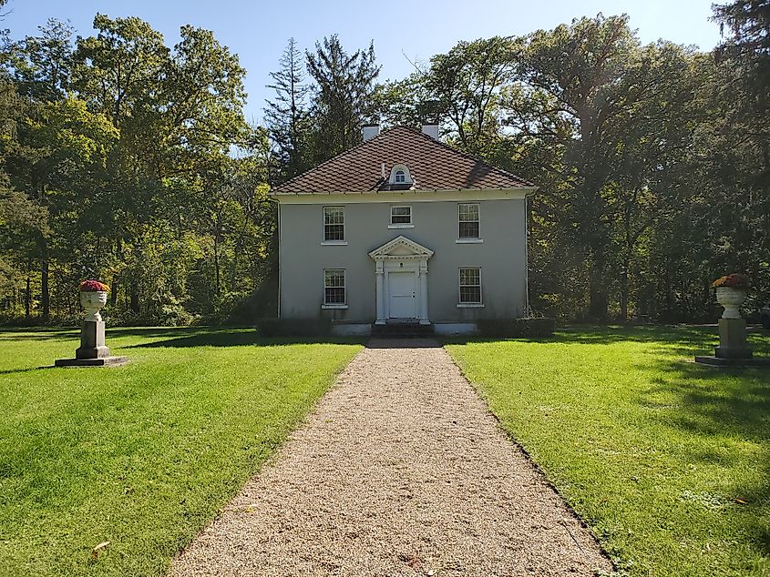 House in the Woods at Allerton Park in Monticello, Illinois