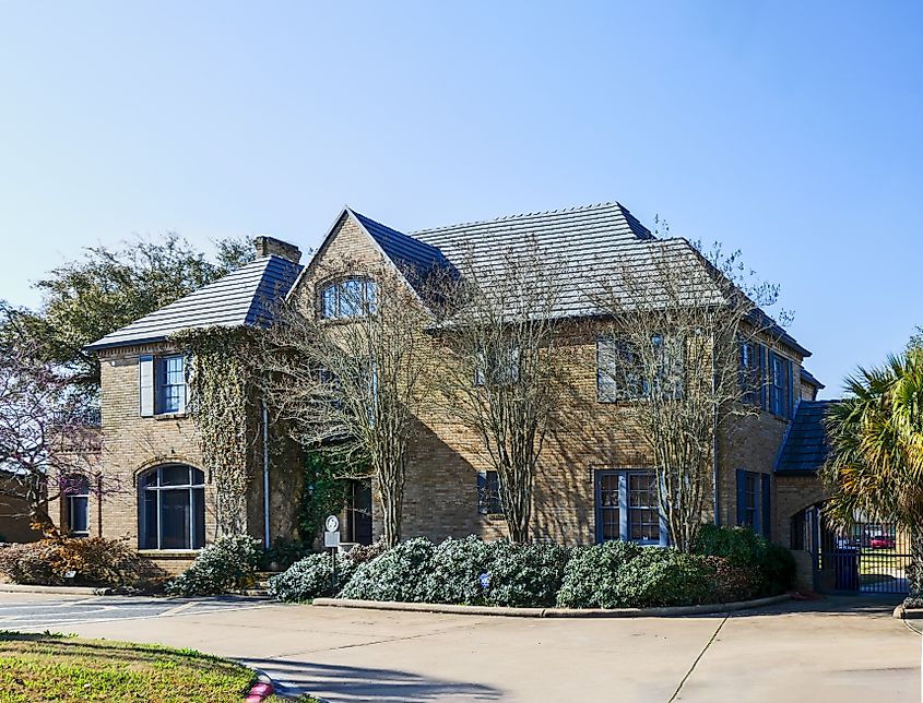 Cecil and Frances Brown House in Friendswood, Texas.