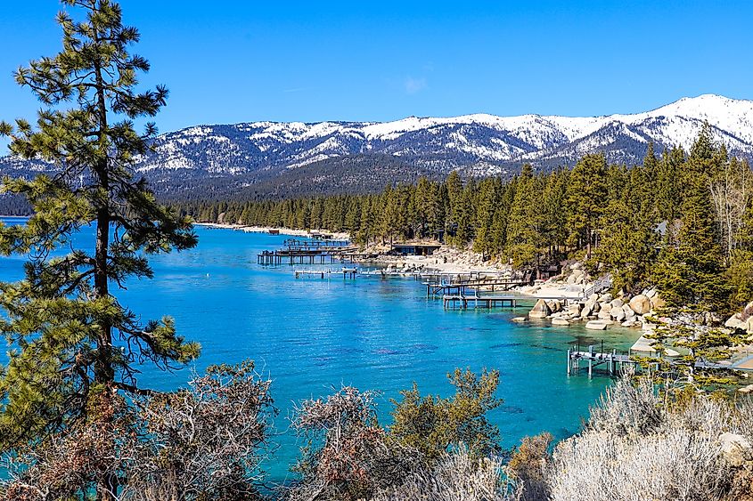 The spectacular Lake Tahoe.