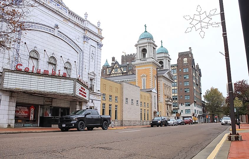 Historic downtown of Paducah, Kentucky