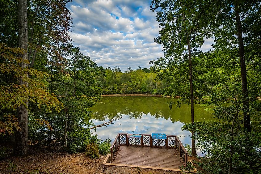 Lake Norman at Lake Norman State Park, North Carolina.