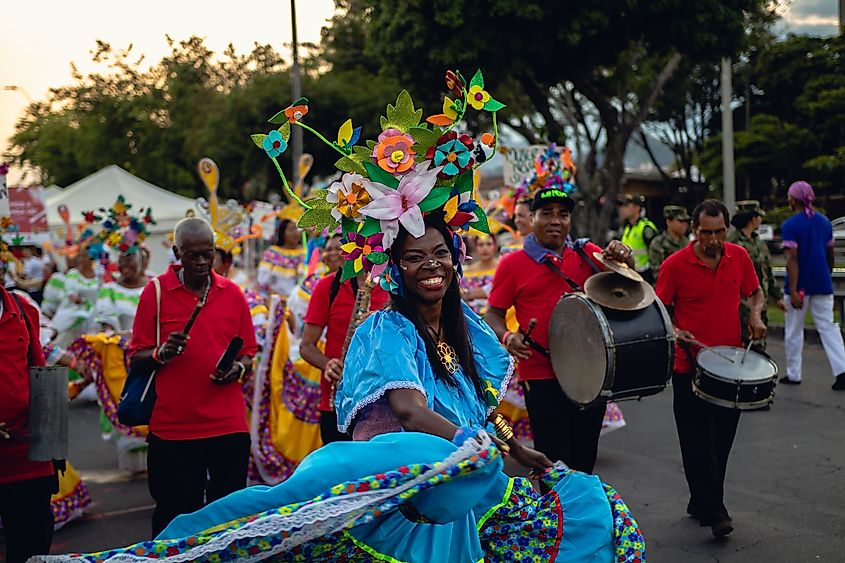 Cali, Valle del Cauca, Colombia the cali fair carnival festival colors