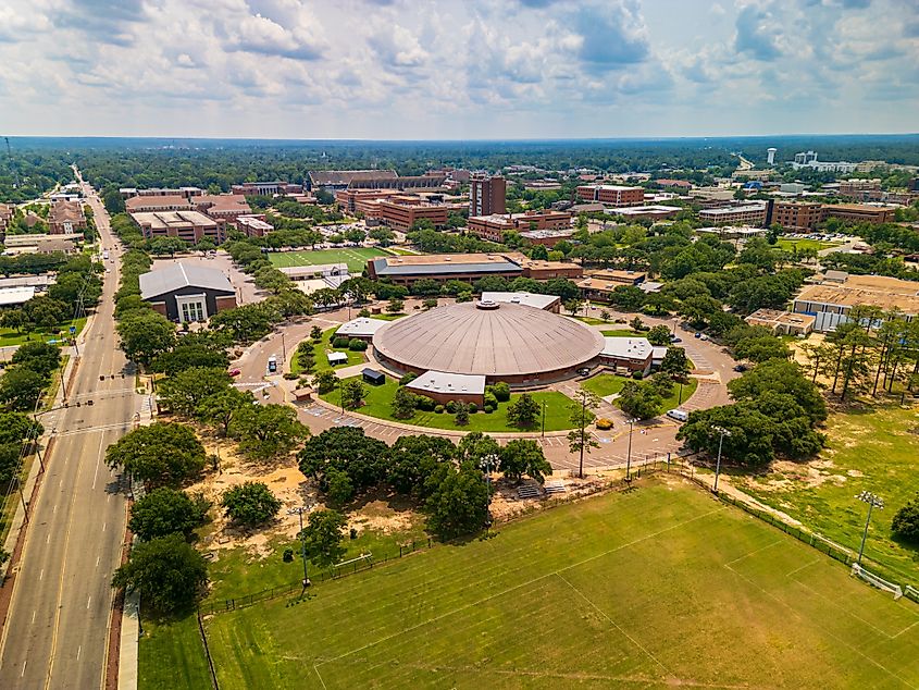 Pete Taylor Park in Hattiesburg, Mississippi.