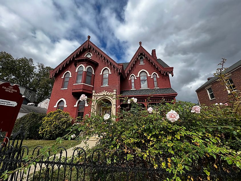 A red brick building in Chillicothe, Ohio.