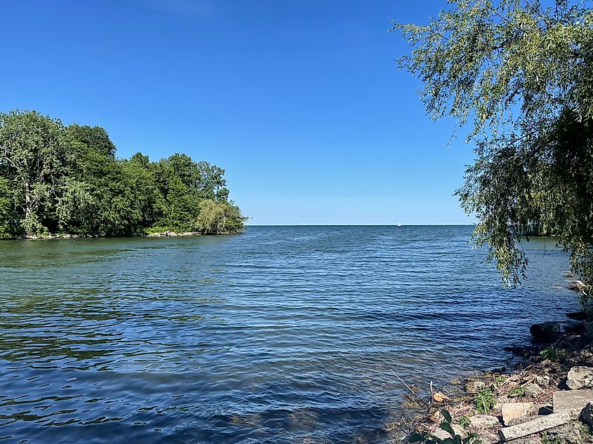 Lake St Clair in Michigan