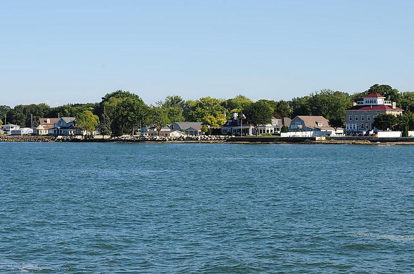 Shore line of Marblehead, Ohio