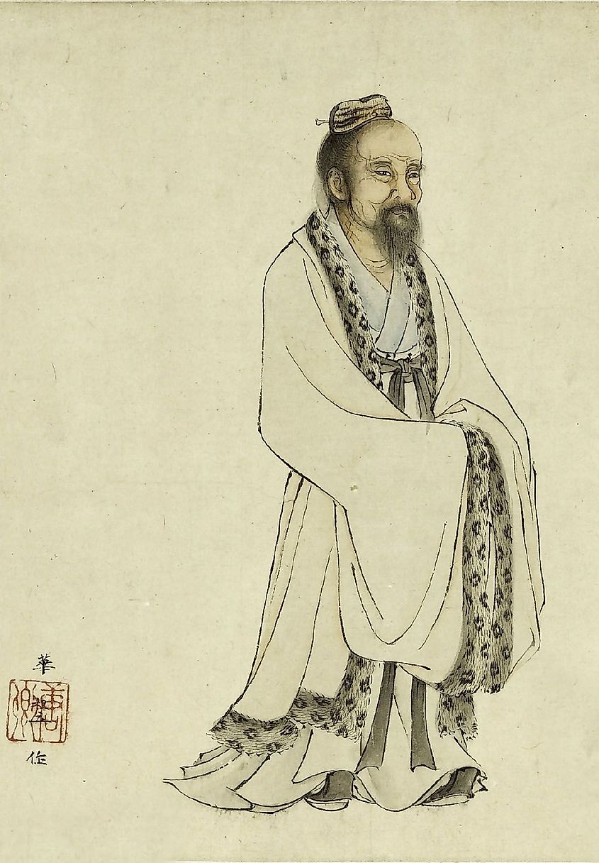 Painting of Zhuang Zhou