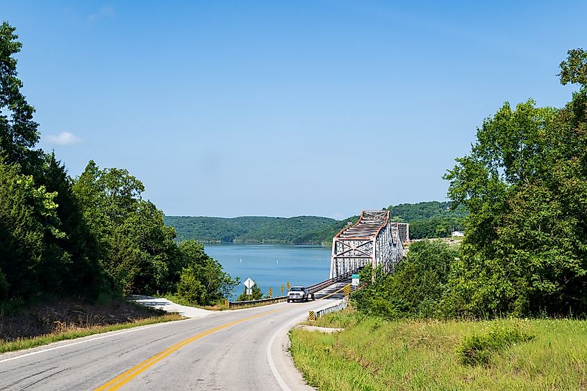 Bridge across Table Rock Lake in Kimberling City, Missouri