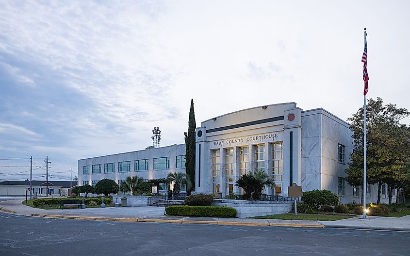 Ware County Courthouse in Waycross, Georgia.