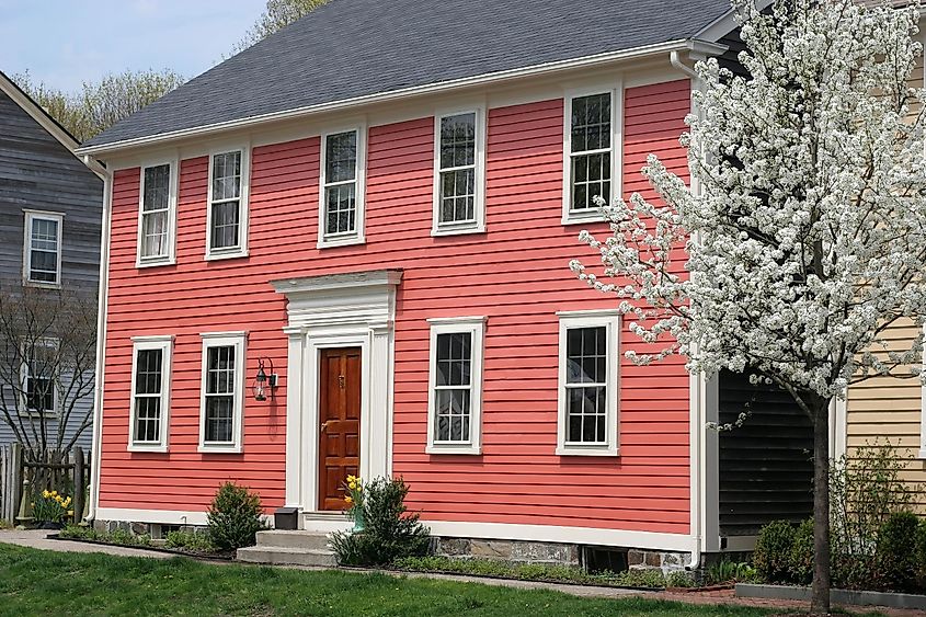 Beautiful historic home in Wickford, Rhode Island.
