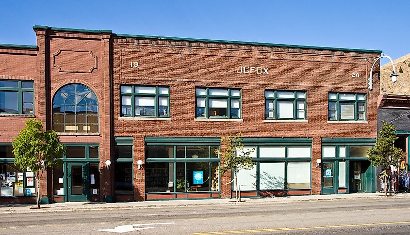 J.C. Fox Building in Hailey, Idaho, listed on the NRHP.