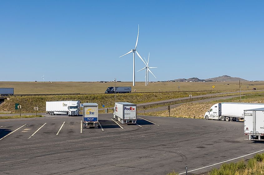 A scene from Rawlins, Wyoming