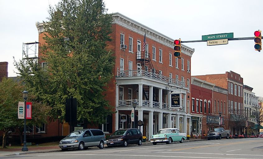 The 1803 Golden Lamb Inn in Lebanon, Ohio.