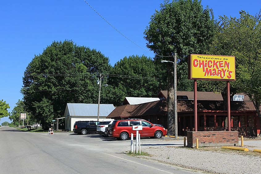 Chicken Mary’s, a renowned local chicken restaurant near Pittsburg, Kansas