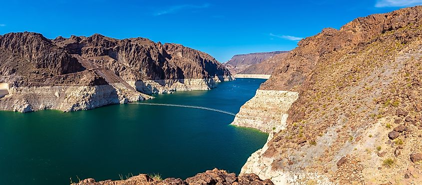 View of Lake Mead in Nevada.