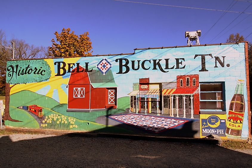 Historic Bell Buckle, Tennessee.