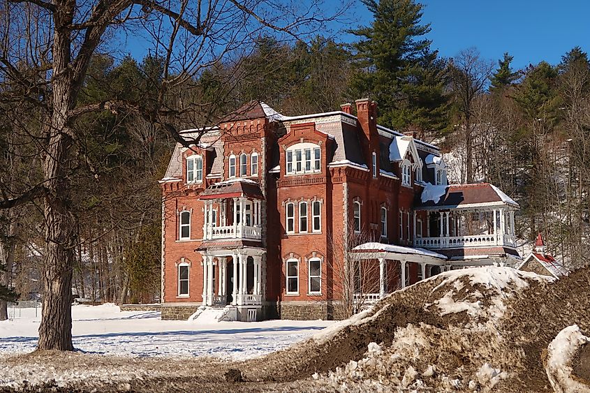 Graves Mansion in Au Sable, New York.