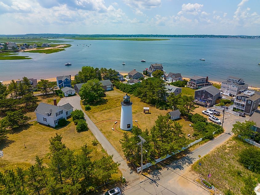 Plum Island Lighthouse aka Newburyport Harbor Lighthouse was built in 1788.