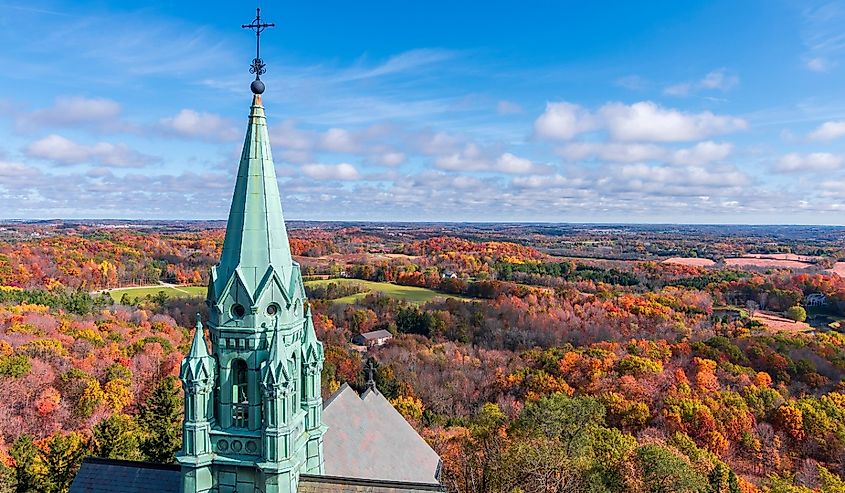 Holy Hill - Basilica and National Shrine of Mary Help of Christians in Wisconsin