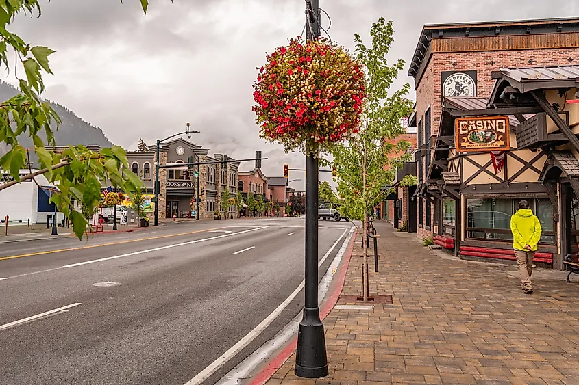Street scene in historic downtown Ketchum, Idaho. Image Credit: Heidi Besen / Shutterstock
