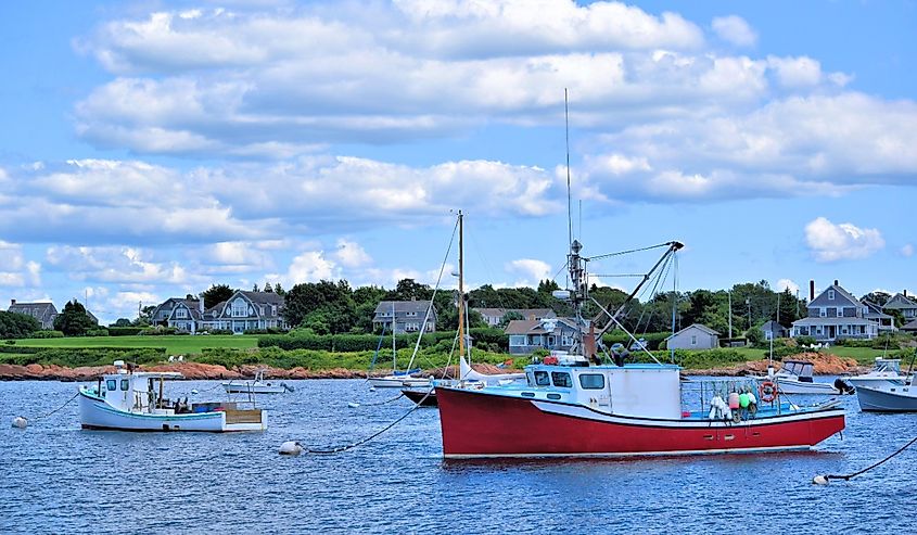 Sakonnet Lighthouse and Harbor Little Compton Rhode Island