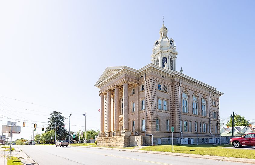 The Wilcox County Courthouse in Abbeville, Georgia