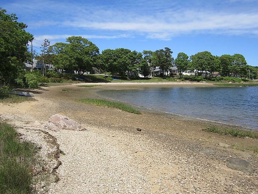 Riverside beach in Wareham, Massachusetts.