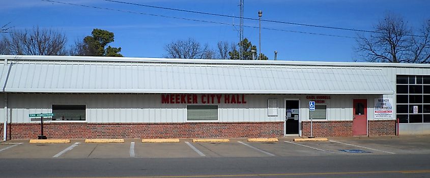 Meeker City Hall.